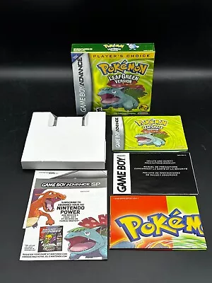 Pokemon LeafGreen Version Nintendo Game Boy Advance GBA Box Manual Insert • $5.50