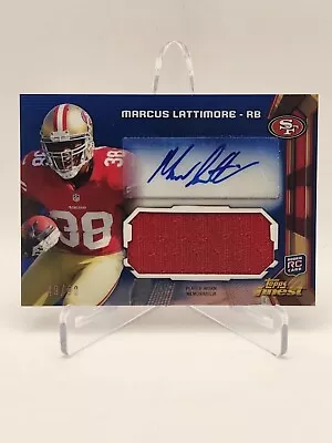 Marcus Lattimore 2013 Finest Rookie Patch Auto Autograph Blue Refractor 49/99 • $4.95