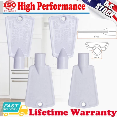 $5.99 • Buy 297147700 Freezer Lock Key (4-Pack) For Electrolux Kenmore Frigidaire  AP4301346