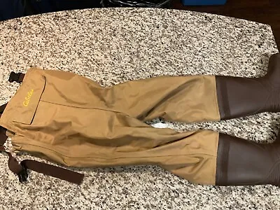 Cabela's Dry Plus Fishing/Hunting Mid Chest Water Waders Size 3 83-0089 • $25
