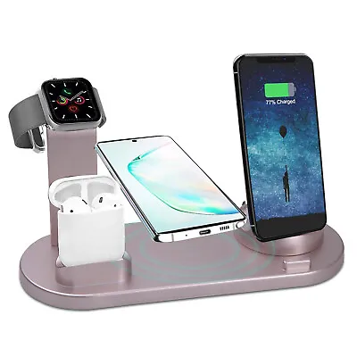 $22.99 • Buy 3 In 1 Wireless Charger Dock Charging Station For Apple Watch IPhone 12 11 XS 8+