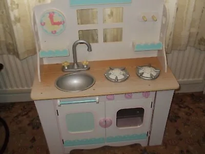 £14.50 • Buy ELC Early Learning Centre Wooden ‘Cottage Kitchen’ 94x77.5x34cm Cooker, Sink Etc