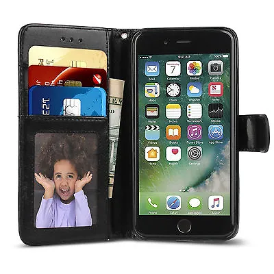 $8.98 • Buy AU Slim Leather Wallet Card Holder Flip Case Cover For Apple IPhone 6 6s 7 Plus