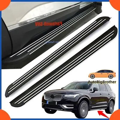 Fits For Volvo XC90 2015-2023 Fixed Running Board Side Steps Pedals Nerf Bar • $339