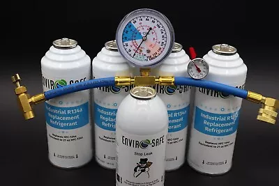 Enviro-Safe Industrial R134a Replacement Refrigerant Kit With Stop Leak #1040 • $79.99