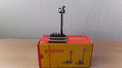 Trix Express Twin Aspect Colour Light Signal In Original Box. Tested & Works • £15