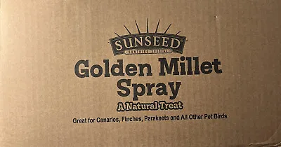 Sunseed Golden Millet Spray Natural Bird Treat - 5 Lb: Free Shipping • $60.98