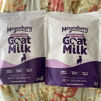 Meyenberg Whole Powdered Goat Milk - 12oz Pack Of 2 Free Shipping! • $40