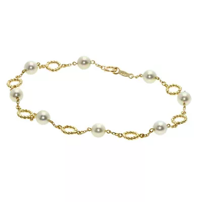 MIKIMOTO   Bracelet Pearl Pearl K14 Yellow Gold • $428