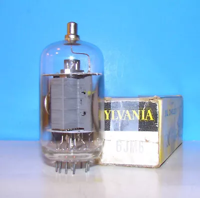 6JM6 NOS Sylvania Amplifier Radio Audio Vintage Electron Vacuum Tube Tested 6JM6 • $7.99