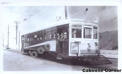 Market Street Railway 31 Balboa Streetcar Line Trolley #979   B&W Photo (L1004)  • $9.59