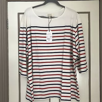 £13.99 • Buy Ladies Seasalt Sailor Top Sz 26-28 New With Tags (4)