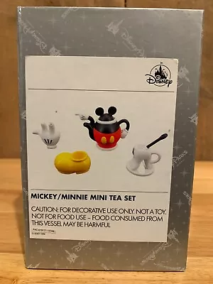 NEW Disney Parks Mickey Mouse Body Parts Mini 7-Pc Decorative Tea Set W/Gift Box • $12.95