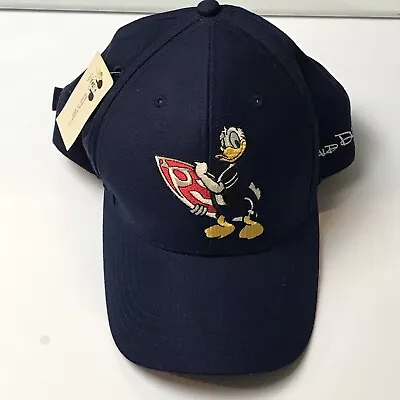 Rare Vintage Disney California Advanture Donald Duck Surfing Hat Adjustable (NWT • $45