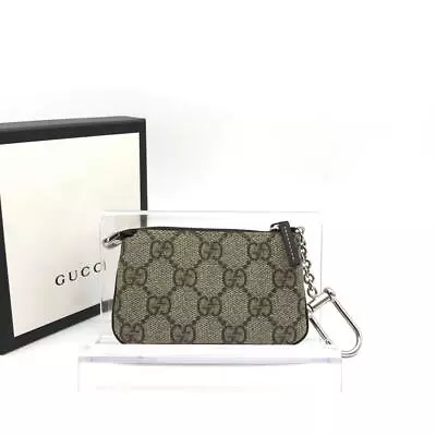 Gucci Genuine Wallet Coin Case Key Case GG Supreme From Japan • $262.73
