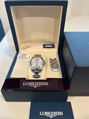 Longines Conquest Sunray Silver Unisex Watch - L3.377.4.76.6 • $475