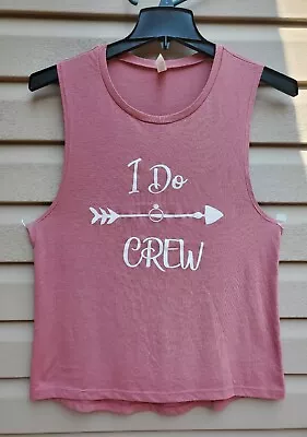 Bachelorette TanK Top Womans Sleeveless - I Do Crew Bachelorette Party Size XL • $12.98