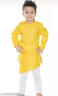 Indian Traditional Wear Boys Ethnic Wear Fancy Kids Kurta Pajama Dress Set • $29.21