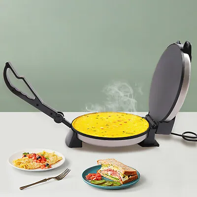 1800W Electric Chapati Maker Flat Bread Naan Tortilla Roti Press Machine 220V • £57.63