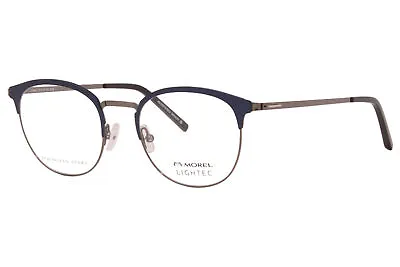 Morel Lightec 30194L BG02 Eyeglasses Men's Blue/Grey Full Rim Optical Frame 51mm • $49.95