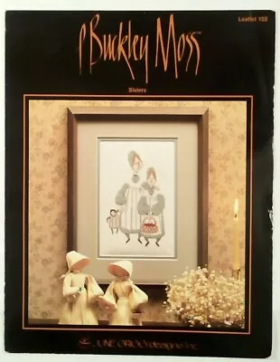 P Buckley Moss SISTERS 102 Counted Cross Stitch Pattern June Grigg Designs Amish • $10.40