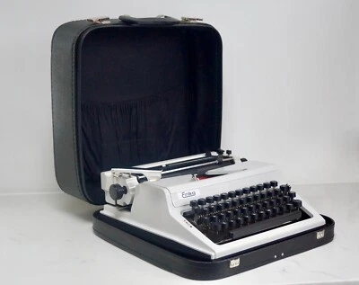 £145 • Buy Erika Typewriter 105 Cased In Excellent Clean Condition With Case & Manuals 