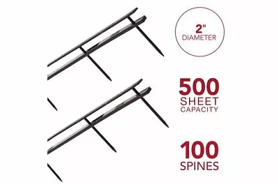 GBC/Ibico VeloBind Binding Spines 11 X 2 White 100 Pack - Binding Spines • $50