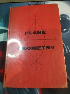 Plane Geometry By Shute Shirk Porter • $9.99