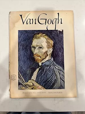 Van Gogh Vintage 1954 Harry Abrams Art Books 16 Full Color Plates • $12.50