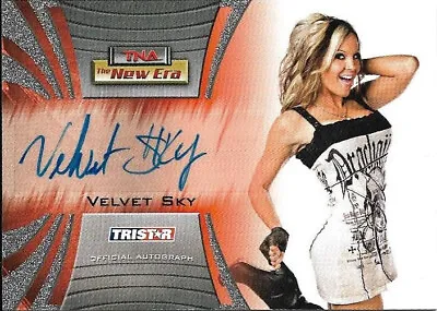 2010 Tristar Tna The New Era Velvet Sky Autograph Silver Foil #a27 • $20