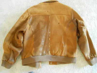 Vintage Gant Suede Bomber Jacket 1990's. Jacket Is Carmel Brown. • $49