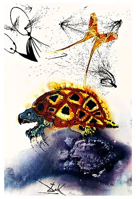 $32.37 • Buy Alices Adventures In Wonderland 9 A2 By Salvador Dali High Quality Canvas Print