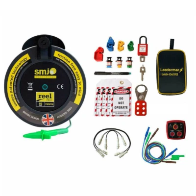 £99.95 • Buy 50m R2 Earth Test Lead, LOEK-1 Lockout Kit, Jump Leads,Test Lead Set | KIT8A 
