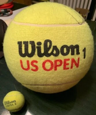 $200 • Buy John McEnroe Autographed Wilson US Open Signed Giant Tennis Ball Rare SEE PICS