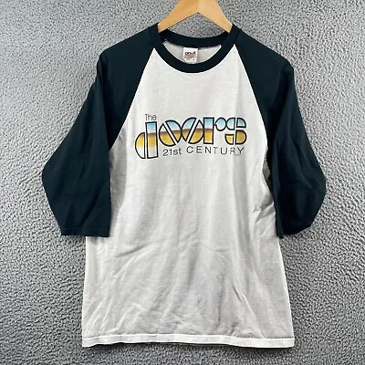 Vintage 2003 The Doors Jim Morrison Lizard King Rock Band T-Shirt Large Raglan • $29.99