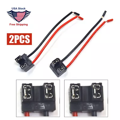 2pcs For Lamp Wire Pigtail Female H7 2 Harness Head Light Low Beam Socket Plug • $9.19