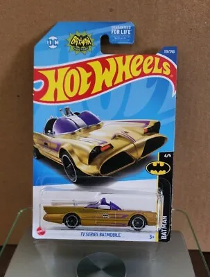 Hot Wheels TV SERIES BATMOBILE (Gold) Batman 4/5 #131  • $1.98