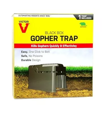Victor Black Box Gopher Trap 0626 - Easy Set Trap • $16.89