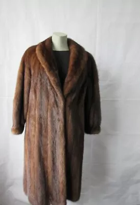 Women's Sz 8/10   Dark Pastel  Mink Fur Coat MINT CLEARANCE SALE! • $350