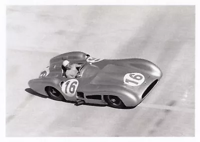 1954 Italian Gp Monza Mercedes W196 Juan Manuel Fangio Original Photo Foto • $12.43