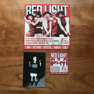 F(x) The 3rd Album CD Red Light Photocard Korea Press Wild Cats Ver 2014 Vol. 3 • $104.34