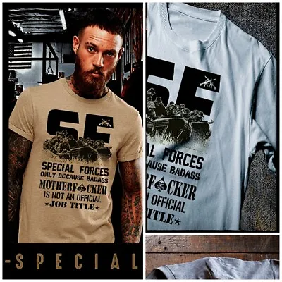 Special Forces T-shirt Military Army Special Ops Combat Infantryman War Vet  • $19.99