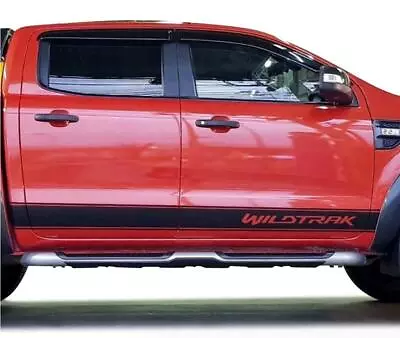 2 PCS Car Door Stickers Side Skirt Stripes For Ford Ranger Wildtrak Vinyl Decals • $51.69