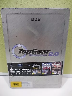 TOP GEAR. COLLECTION 2.0.  DVD 3 DISC  STEELBOOK .   (Box 12) • $8.99
