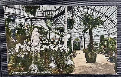 £2.99 • Buy Liverpool - Merseyside - Sefton Park - Conservatory - An Unused Vintage Postcard