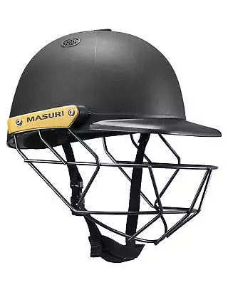 Masuri C Line Stainless Steel Cricket Batting Helmet - Black - Youth • $71.27