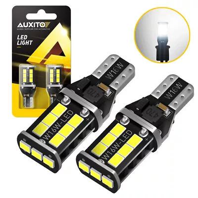 AUXITO 2x 921 LED 912 T15 Backup Reverse Bulb Light 6000K 2400LM Super White US • $8.19