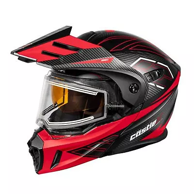 Castle X New 3X-Large Matte Black/Red Electric CX950V2 Fierce Helmet 45-22219T • $335.99