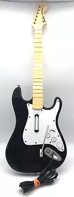 $120 • Buy Harmonix Wired Fender Stratocaster 822152 Xbox 360 & Rock Band Beatles Bundle