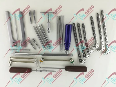 $399.50 • Buy VA Proximal Tibia Locking Plates Small LCP Instruments Set Orthopedics Lot Of 26